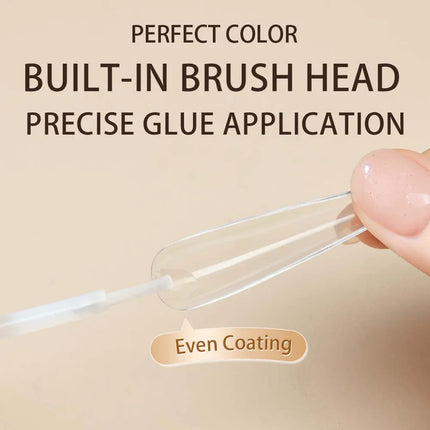 PERFECT COLOR Nail Glue and Nail Glue Remover, for Press On Nails Strong 15ml Nails Tips, No UV Lamp Needed