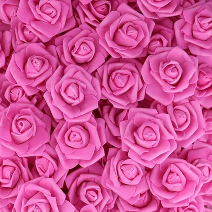 10/20/50Pcs Artificial Foam Rose Flowers PE Fake Flower for Home Room Dceor Wedding Party Halloween Thanksgiving Christmas Decor