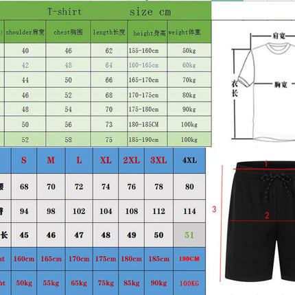 2026 Summer Fashion Trend Leisure Sports Set Mesh High Street Men's Set T-shir