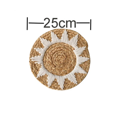 Straw Wall Decorations Wall Decorations Thatch Woven Wall Decorations Moroccan Style Decorations Bedside Hangings