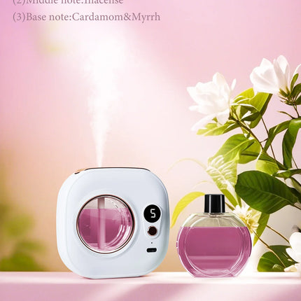 Rechargeable automatic aroma diffuser, essential oil diffuser, aroma essential oil, hotel bathroom aroma machine gift
