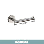 Brushed tissue holde