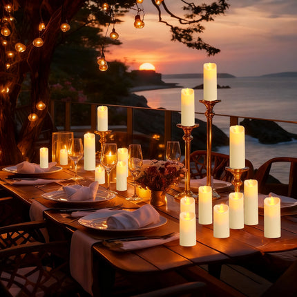 10~200pcs LED Candles Wedding Candles Battery Operated Candles Flameless Candles for Wedding Concer Christmas Party Table Decor