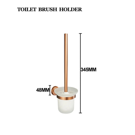 High Quality Brushed Rose Gold 304 Stainless Steel Towel Rack Toilet Paper Holder Towel Bar Soap Dish Bathroom Accessories