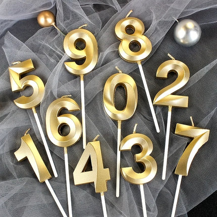 Digital birthday candles Opera House Digital Candles Birthday Cake Decoration Party Gold Silver Creative Candles