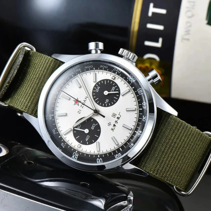 Men's watches 1963 pilot automatic watch 42mm waterproof retro quartz chronograph vintage dress watch