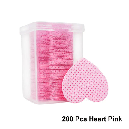 100/600Pcs Lint Free Nail Wipes Eyelash Glue Wipes Nail Polish Remover Pads Gel Nail Cleansing Wipes Suitable for Home Use