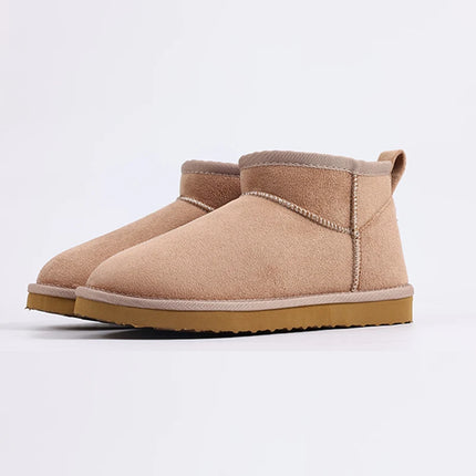 Comwarm Winter Fuzzy Snow Boots Women Fashion Brand Plush Short Ankle Boots Indoor Cotton Women Shoes Fur Home Women Mini Boots