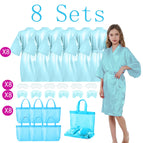 8 set Light Blue / Size 4