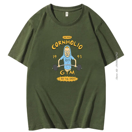 Beavis And Butthead Tshirts Novelty Funny Cartoon Graphic Tshirts Casual Clothing Summer Male Oversized Short Sleeve T-Shirts