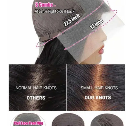 Raw Peruvian Body Wave Human Hair Wig for Women 40-42 Inch HD Lace Front 13x6 Glueless Closure 13x4 Frontal Wigs