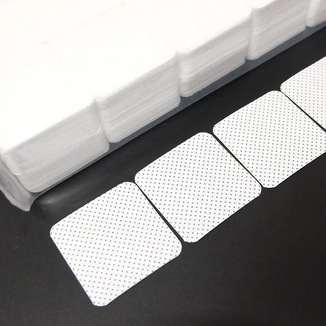 1000pcs Lint Free Nail Wipes Nail Polish Remover Pads Absorbent Soft Eyelash Extension Glue Cleaning Wipes Removal Manicure Tool