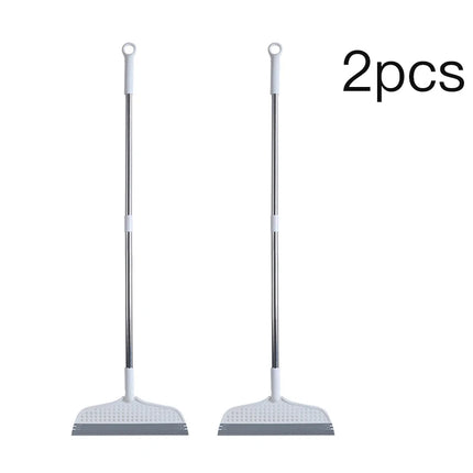 Magic Silicone Broom Household Floor Wiping Tool Dual-Purpose Mop Dust Sweeping Bathroom Dual Use Silicone
