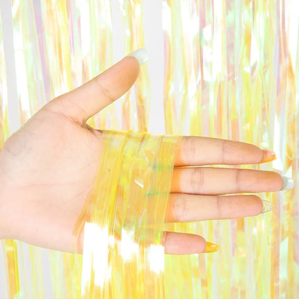 Cheap Tinsel Foil Fringe Curtains Backdropfor for Photo Booth Wedding Graduations Birthday Christmas Event Party Supplies
