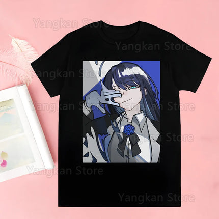 Ado Tshirt Printed Unisex Short Sleeve T Shirt Cool Cartoon Casual T-shirt Streetwear Tops