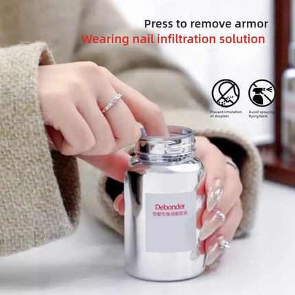 1PCS NEW Professional Nail Polish Remover Gel Nail Glue Remover Glue Off for False Nails No Damage Press-on Nails Removal
