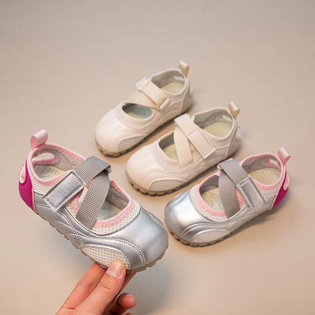 2026 Children Casual Sneakers for Girls Summer New Fashion Korean Style Soft  Versatile Breathable School Sandals