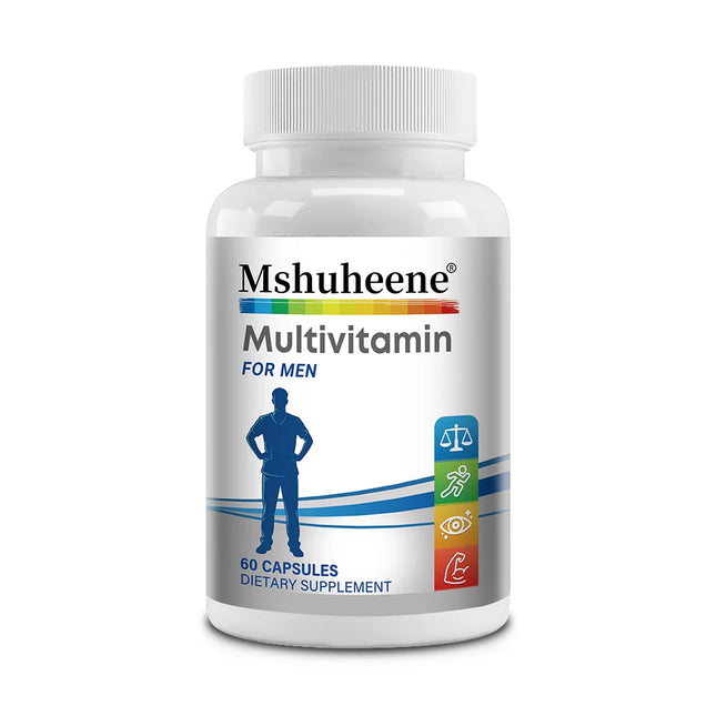 Multivitamin for Men, Multivitamin/Multimineral Supplement with Vitamin D3, B Vitamins and Antioxidants, Gluten Free, Non-GMO