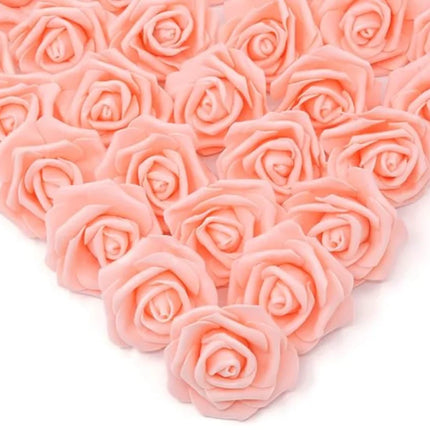10/20/50Pcs Artificial Foam Rose Flowers PE Fake Flower for Home Room Dceor Wedding Party Halloween Thanksgiving Christmas Decor