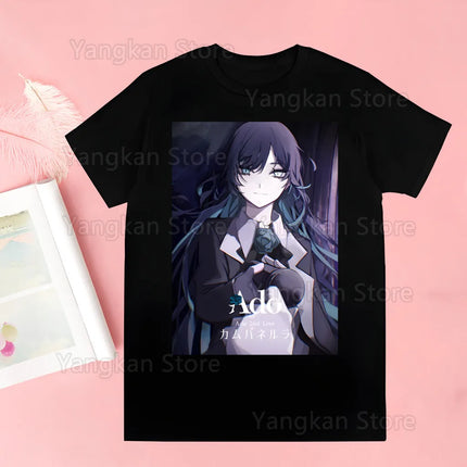 Ado Tshirt Printed Unisex Short Sleeve T Shirt Cool Cartoon Casual T-shirt Streetwear Tops