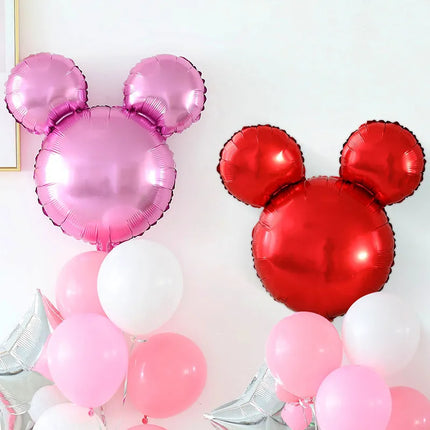 16inch pink blue gold Mickey Head Foil Balloons Children Birthday Party Decoration Supplies Shower Cartoon Balloon
