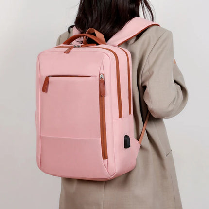 OGEHUAFEE Lightweight Fashion Commuter Computer Backpack, Multi Layer Business Travel Backpack, High Quality Nylon Backpack