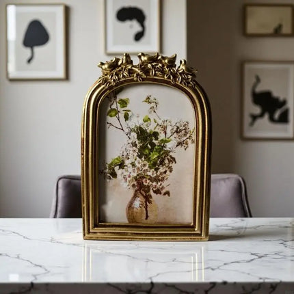 Retro Picture Frame Antique Ornate Photo Frame Old Fashioned Picture Frame Decorative Home Decors,Photo Gallery,Art B03E