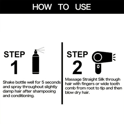 Leave-In Conditioner Spray with Keratin & Argan Oil - Deep Hydration for Curly/Color-Treated Hair - Frizz Control & Shine Enhanc
