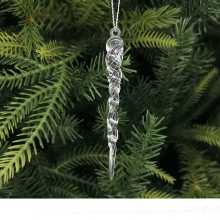 10Pcs Sparkling Snowflake Christmas Tree Hanging Pendant Decor Home Room Decoration Xmas Navidad DIY New Year Gift Wedding Decor