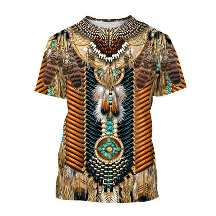Summer Indian Ethnic Style 3D Print T-Shirts Streetwear Men Fashion Harajuku Casual Oversized O-Neck T Shirt Tees Tops