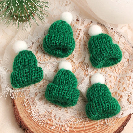 10/20Pcs Merry Christmas Decoration Santa Hat Xmas Tree Pendant Ornament for Home Decor New Year 2026 Navidad Gift Accessories