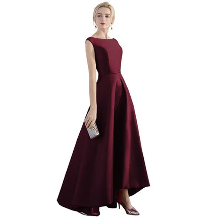 Satin Elegant Long Prom Evening Guest Summer Dresses For Women 2023 Sexy Host Wedding Bridesmaid Party Ball Gown Maxi Vestidos