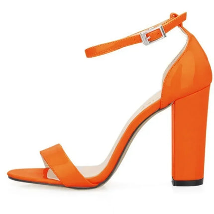 New 2026 Women Sandals 10cm Sexy High Heels Summer Fashion Trend Comfort Peep Toe Thick Heels Jazz Dance Female Shoes Plus Size