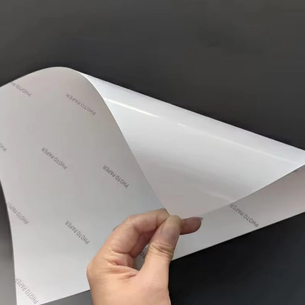 50 Sheets A4 4R Self-Adhesive Glossy Photo Paper 135gsm Single-Sided Sticker DIY Label Paper for Inkjet Printer Premium Quality