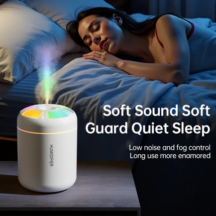 180ML Air Humidifier USB Electric Aroma Diffuser Essential Oil Purifier Aromatherapy Mist Maker Lights For Car Home Bedroom