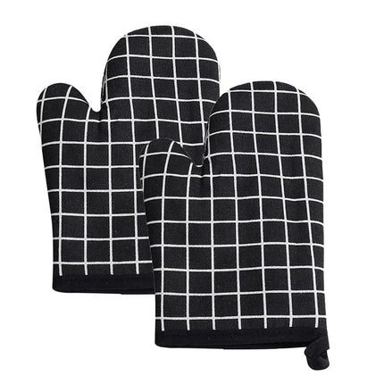 Heat-Resistant Insulated Cotton Gloves For Baking High-Temperature Microwave Oven Durable Kitchen Cooking Gloves Fashion Gloves