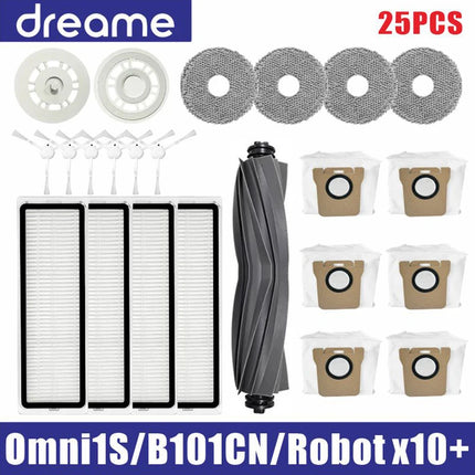 Dreame L10s Ultra / S10 Pro Accessories Mijia Omni 1S B101CN Robot X10+ Vacuum Main Side Brush Filter Mop Parts