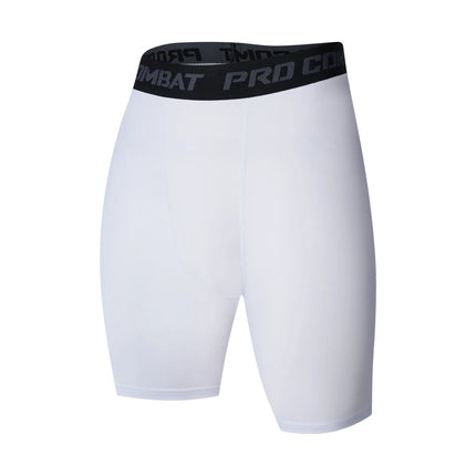 Men's football and basketball leggings, high elasticity training, sports fitness, 7-point leggings, quick drying, breathable