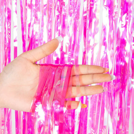 Cheap Tinsel Foil Fringe Curtains Backdropfor for Photo Booth Wedding Graduations Birthday Christmas Event Party Supplies