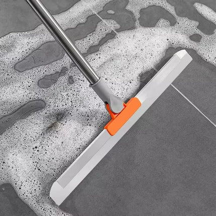 2 in 1 Floor Squeegee Multifunctional Can Adjust 180° Rotating Broom Window for Home Bathroom Concrete Tile Floor Scrape