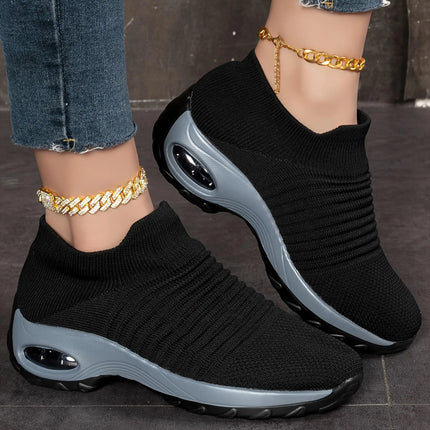 Non Slip Work Shoes Women, Slip On Sneakers Women,Work Shoes Walking Gym Nurse Mesh Casual Fashion Sneakers Comfort Breathable Lightweight