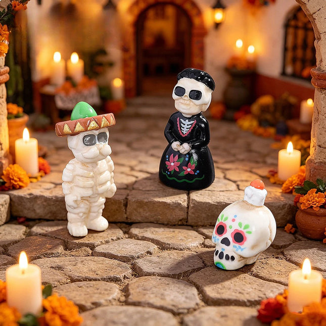 100pcs Wholesale 3D Resin Mini Hallomas Series Home Decoration DIY for Fairy Garden Landscape Dollhouse Accessories