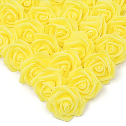 10/20/50Pcs Artificial Foam Rose Flowers PE Fake Flower for Home Room Dceor Wedding Party Halloween Thanksgiving Christmas Decor