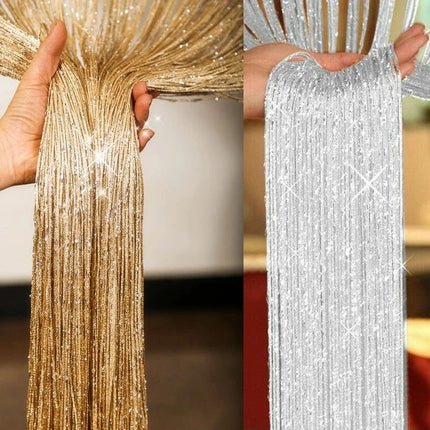 100 x 200cm Door Windows Hanging Beaded Decors Curtain String Summer Fly Insect Screen Tassel Panel Curtains Door Home Decor Hot