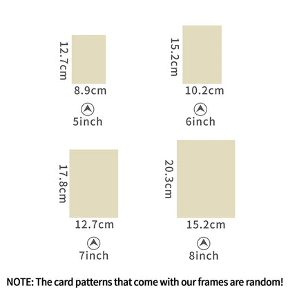 Nordic Style Picture Frame 5/6/7/8 Inches Photo Frame for Tabletop Display Wedding Baby Family Portraits Home Office Decoration
