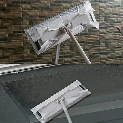 New Arrival Home Electrostatic Dust Collector Mop Set with Foldable Long Handle Disposable Vacuum Paper Household Floor Cleaning