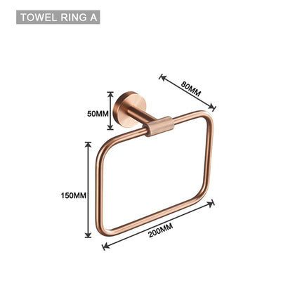 Brushed Rose Gold Brass Knurled Toilet Brush Holder Toilet Paper Holder Towel Bar Rail Rack Hanger Hook Soap Dish Hardware Set