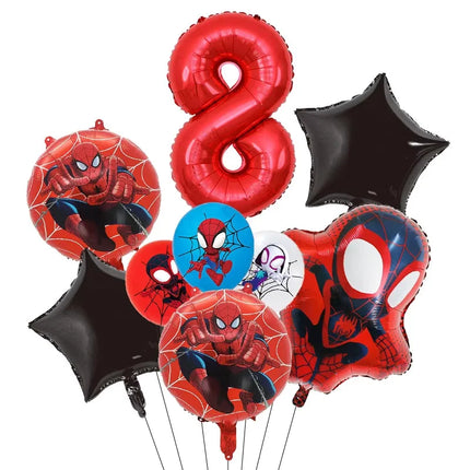 Spidey And His Amazing Friends Birthday Party Decoration Plates Tablecloth Cup Banner For Kids Birthday Balloon Party Favor Gift