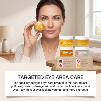 Day Night Skincare Set Moisturizing Repair Skin Barrier Brightening Facial Skins Multi Functional Skincare Eye Face Care Combov