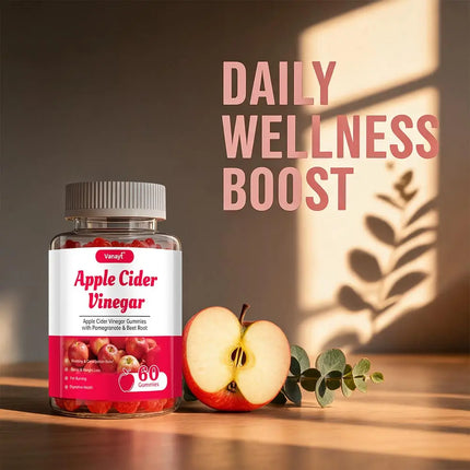 Apple Cider Vinegar Gummies ACV Gummies Detox For Bloating and Constipation Slimming Fat Burning Digestive System Health